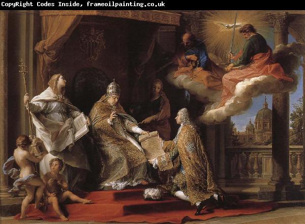 Pompeo Batoni Pope Benedict XIV to the Earl Owen Deke Yi-wide introduction of the Bible, didactic